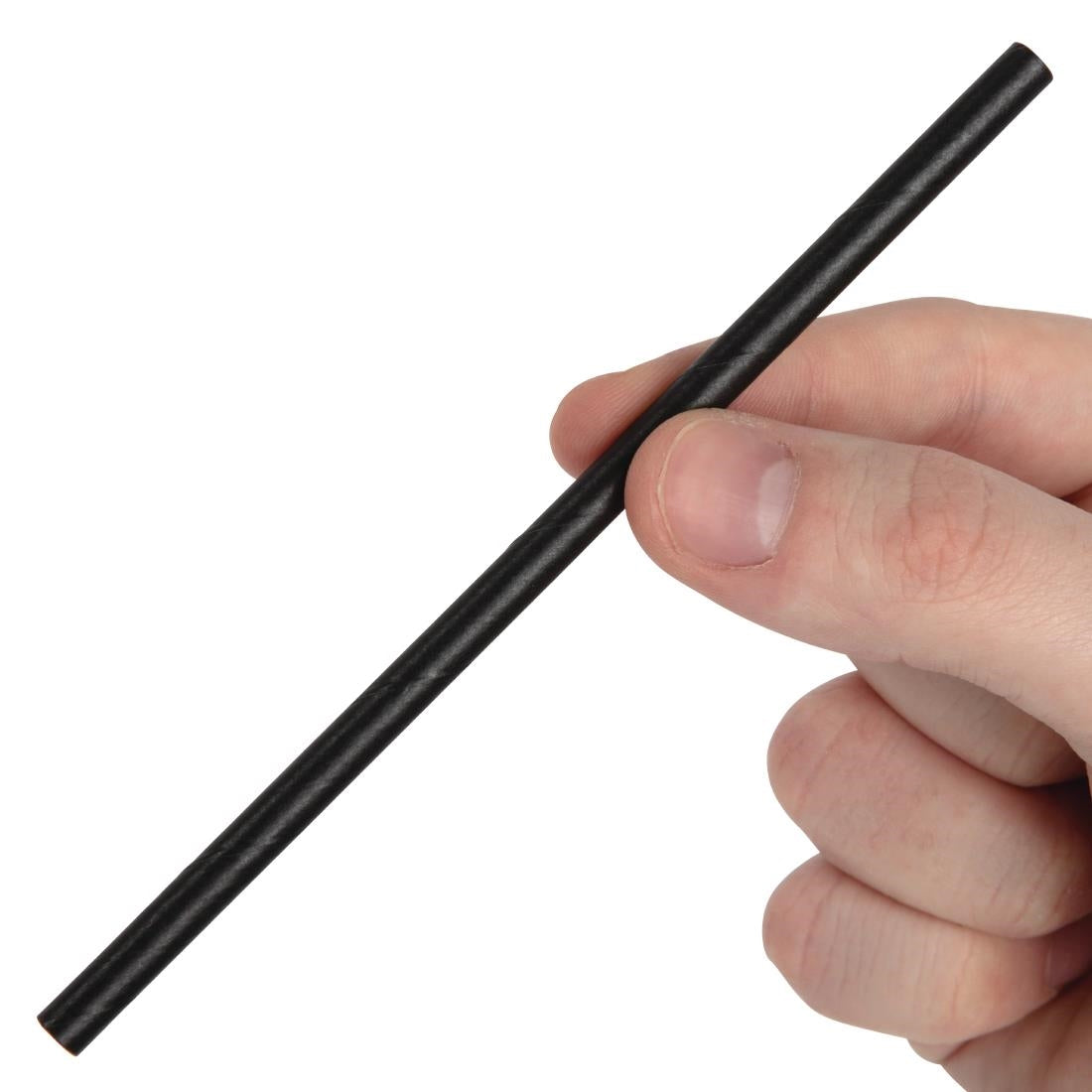 Pailles agitateurs en papier Fiesta Compostable noires (lot de 250) — CY080
