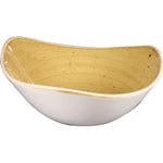 Bols triangulaires Churchill Stonecast Mustard 185mm (Lot de 12) — CY737