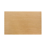 Plateau de table rectangulaire pré-percé coloris frêne naturel Bolero 700 x 1100mm — CY950