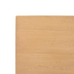 Plateau de table rectangulaire pré-percé coloris frêne naturel Bolero 700 x 1100mm — CY950