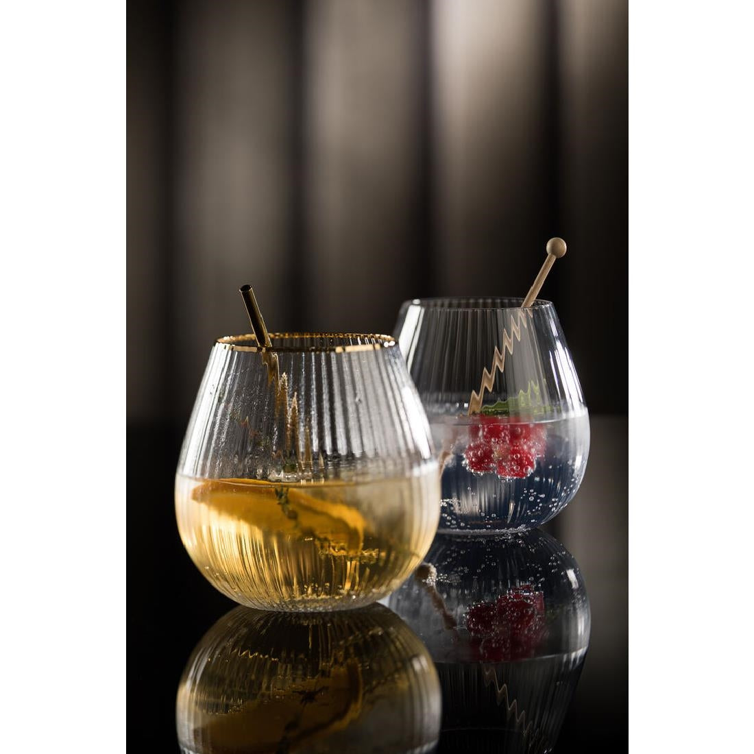Verres à gin sans pied bord doré Hayworth Utopia 650 ml (lot de 6) — CZ044