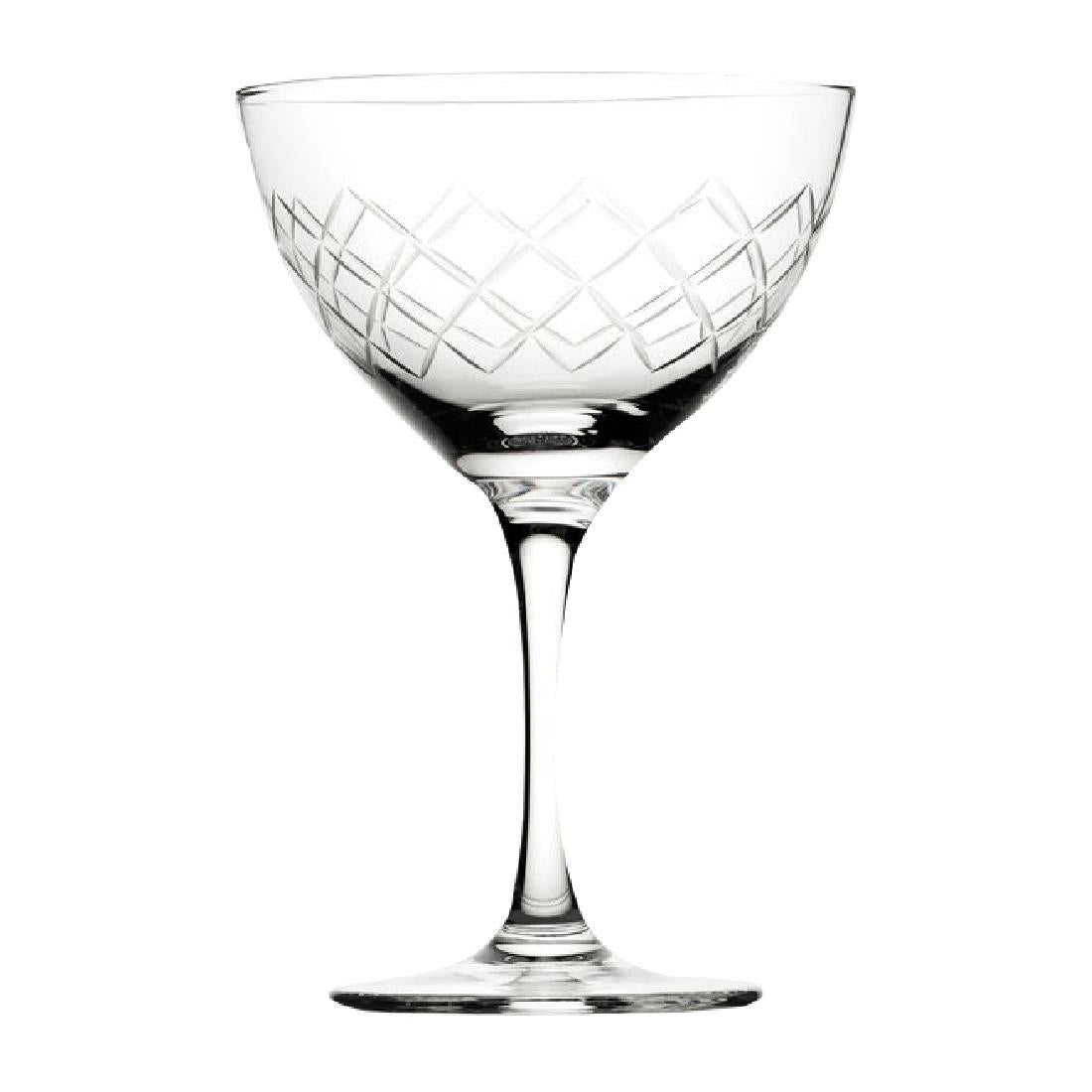 Verres à martini Utopia Raffles Diamond 190 ml (lot de 6) — CZ052