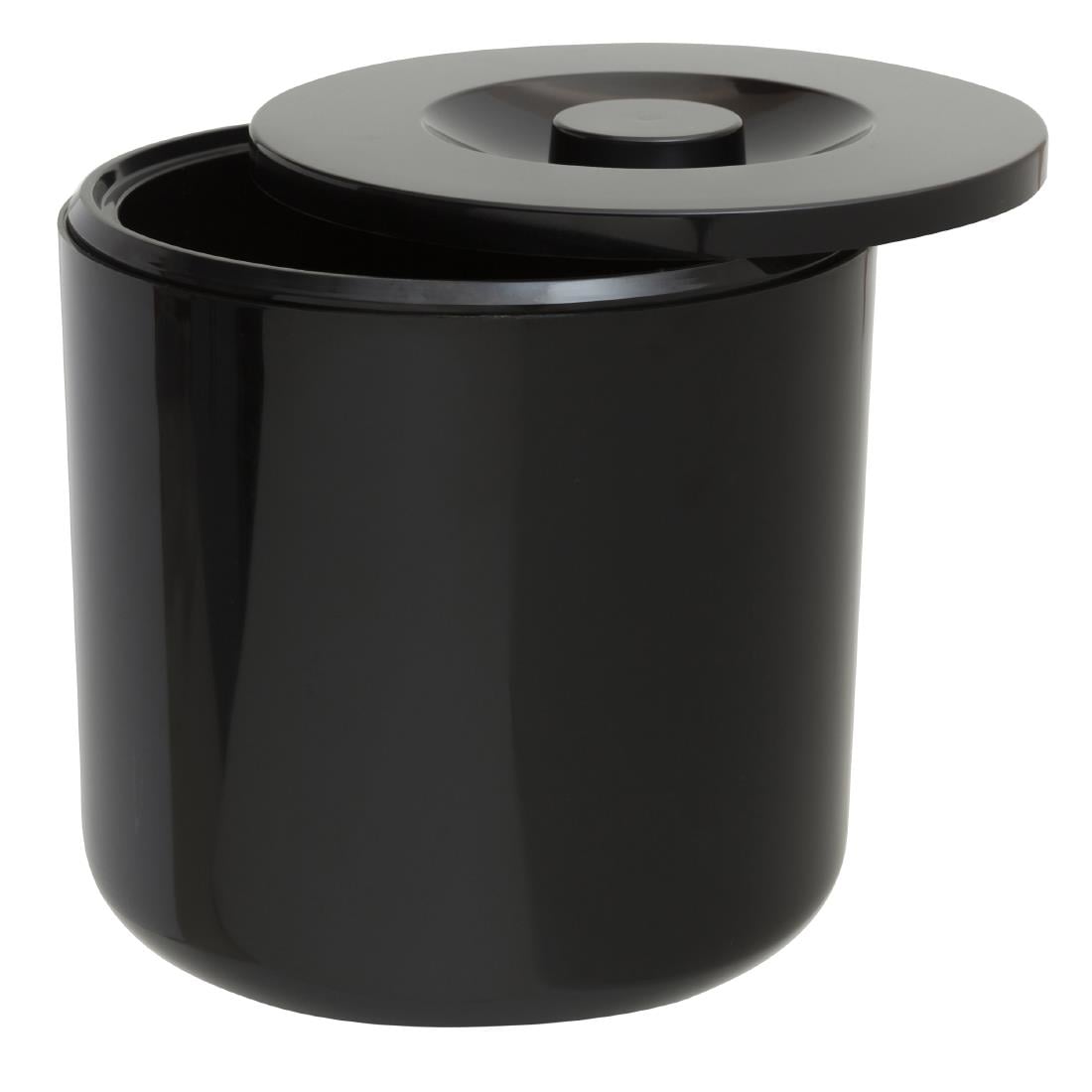 Seau à glace rond isotherme Beaumont noir — CZ455