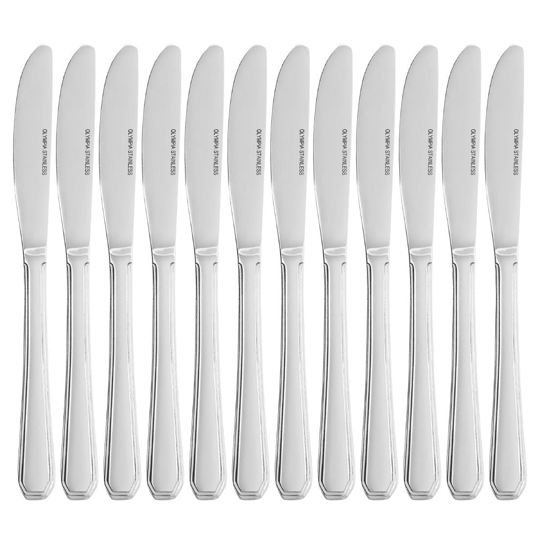 Couteaux de table Olympia Monaco (lot de 12) — D060