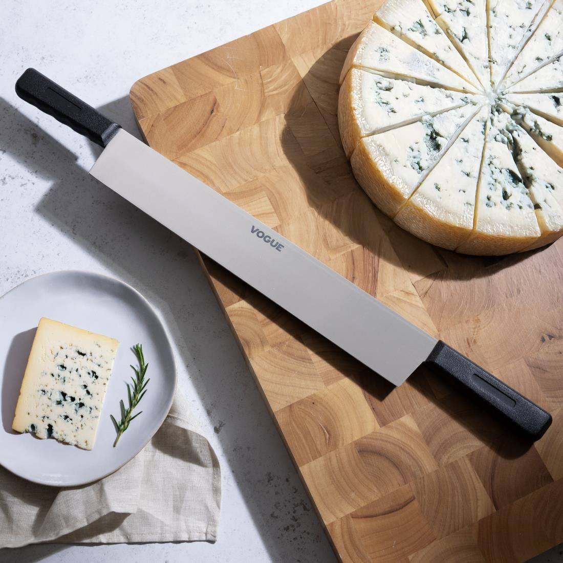 Couteau à fromage 2 mains Vogue 395mm — D440