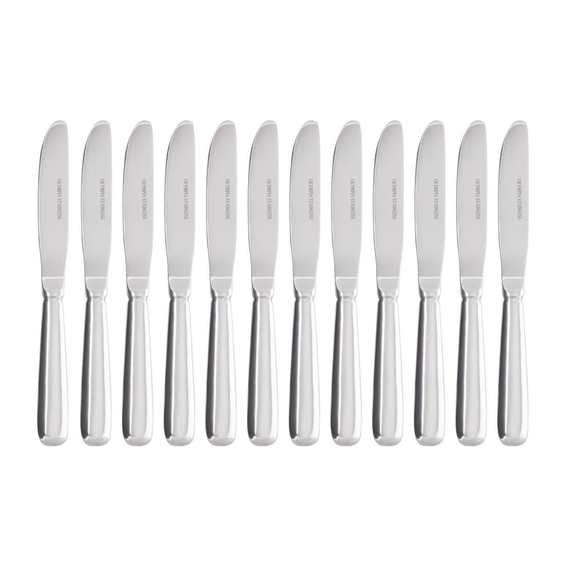 Couteau à dessert Olympia Baguette (lot de 12) — D596