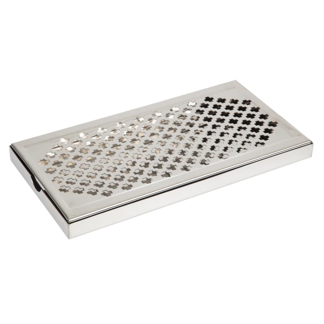 Bac récepteur de bar inox Beaumont 300 x 150mm — D825