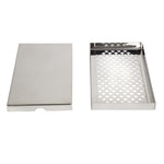 Bac récepteur de bar inox Beaumont 300 x 150mm — D825