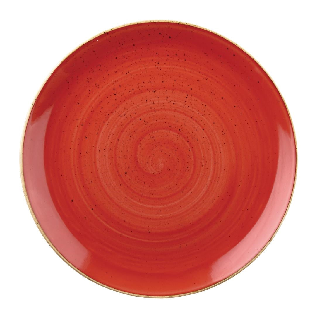 Assiettes rondes Churchill Stonecast Berry Red 217mm (Lot de 12) — DB062