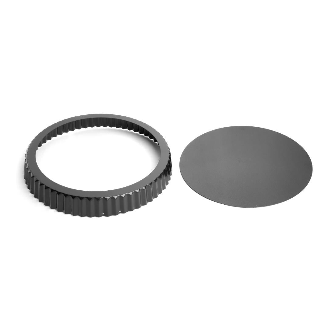 Moule à tarte antiadhésif avec fond mobile Vogue 25 cm — DB567