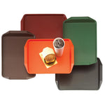 Plateau rectangulaire avec poignées en PP Fast Food Cambro noir 300x430mm — DE314