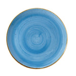 Assiettes rondes Churchill Stonecast Cornflower Blue 324mm (Lot de 6) — DF763