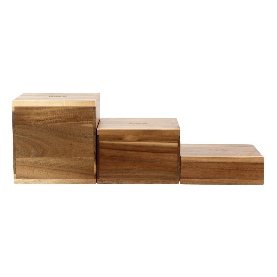 Réhausses en acacia Olympia 50/100/150(H)mm (lot de 3) — DF875