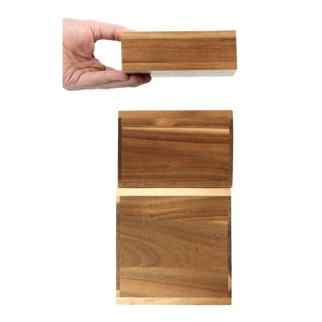 Réhausses en acacia Olympia 50/100/150(H)mm (lot de 3) — DF875