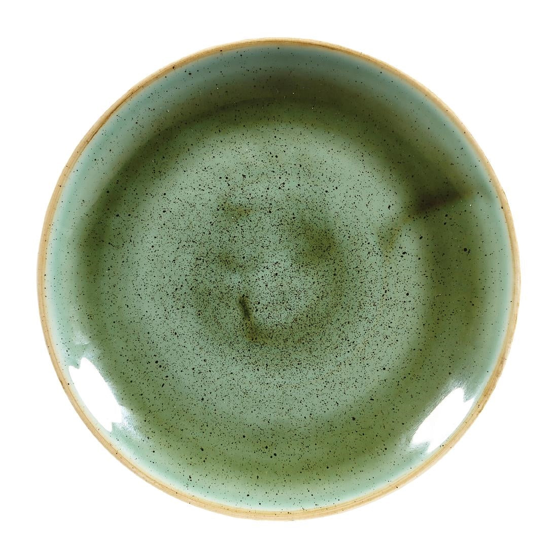 Assiettes rondes Churchill Stonecast Samphire Green 165mm (Lot de 12) — DF997