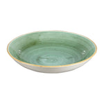 Assiettes coupes rondes Churchill Stonecast Samphire Green 248mm (Lot de 12) — DF998