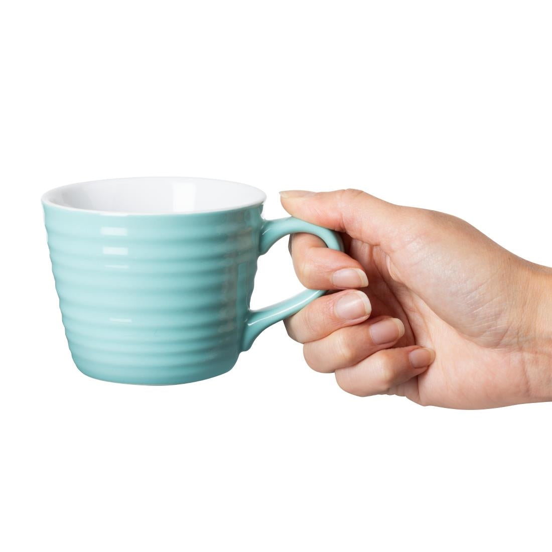 Mugs Olympia Café Aroma vert d'eau 230 ml (lot de 6) — DH640
