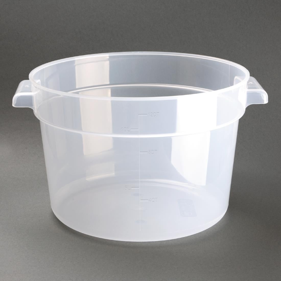 Conteneur alimentaire rond en polypropylène Vogue 10L — DJ961