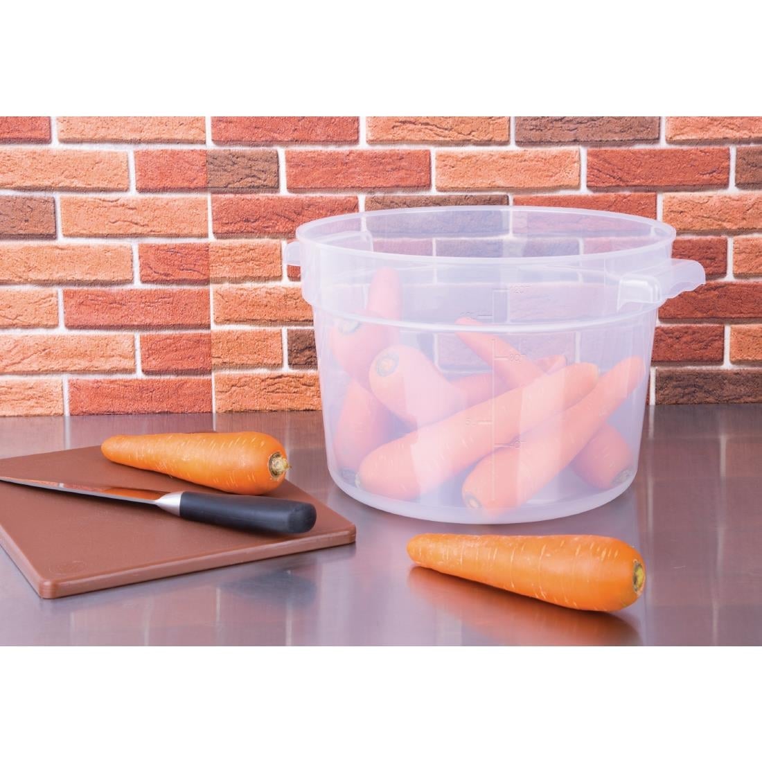 Conteneur alimentaire rond en polypropylène Vogue 10L — DJ961