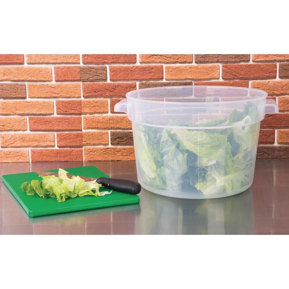 Conteneur alimentaire rond en polypropylène Vogue 10L — DJ961
