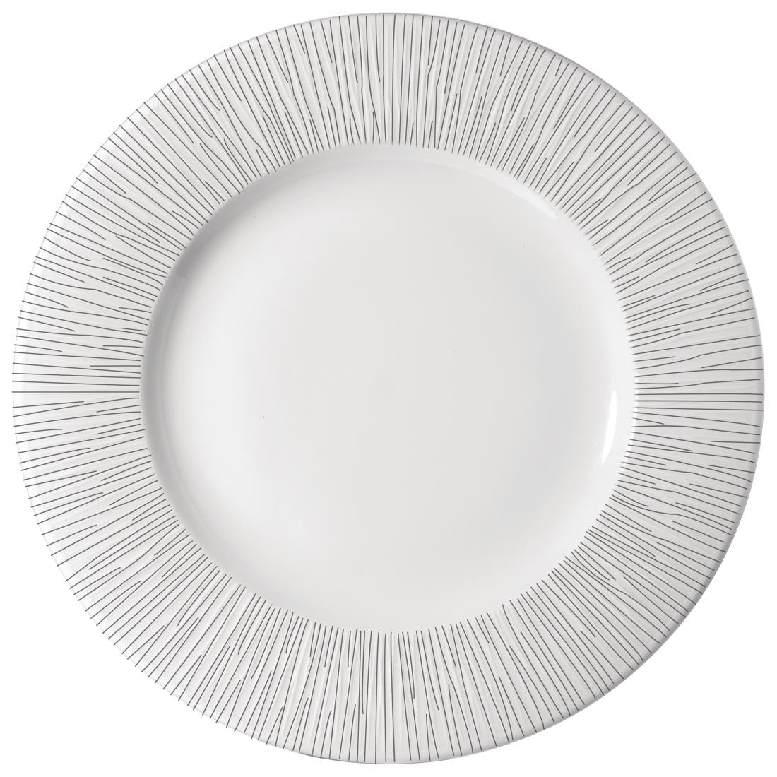 Assiettes à bord large Churchill Bamboo 304mm (lot de 12) — DK401