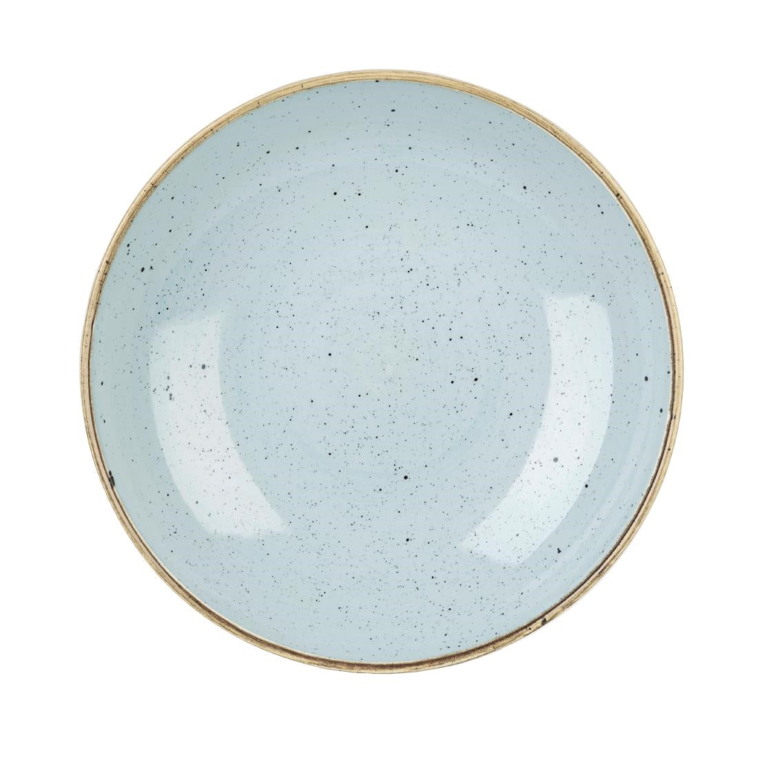 Assiettes coupes rondes Churchill Stonecast Duck Egg Blue 220mm (Lot de 12) — DK504