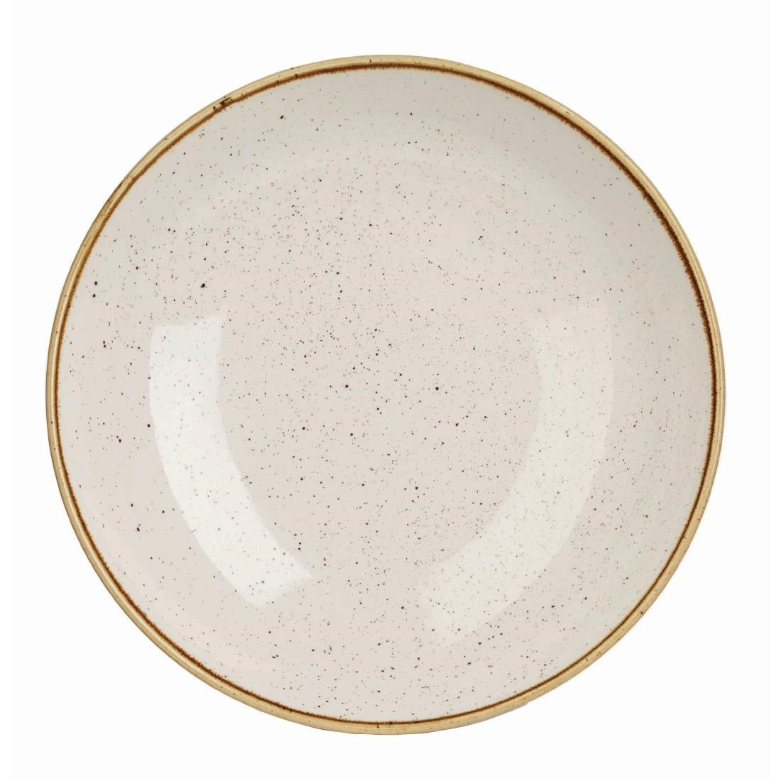 Assiettes coupes rondes Churchill Stonecast Barley White 220mm (Lot de 12) — DK522