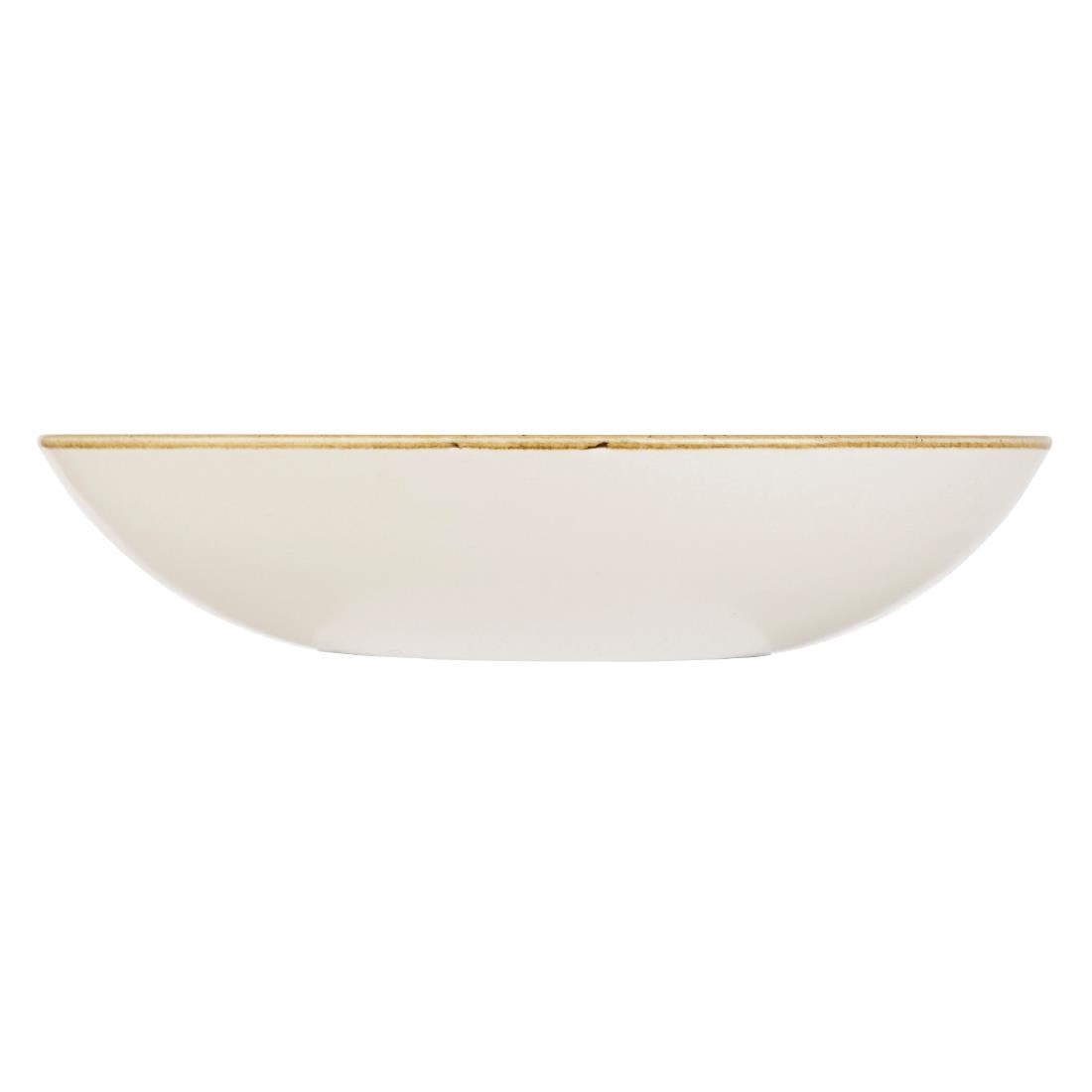 Assiettes coupes rondes Churchill Stonecast Barley White 220mm (Lot de 12) — DK522