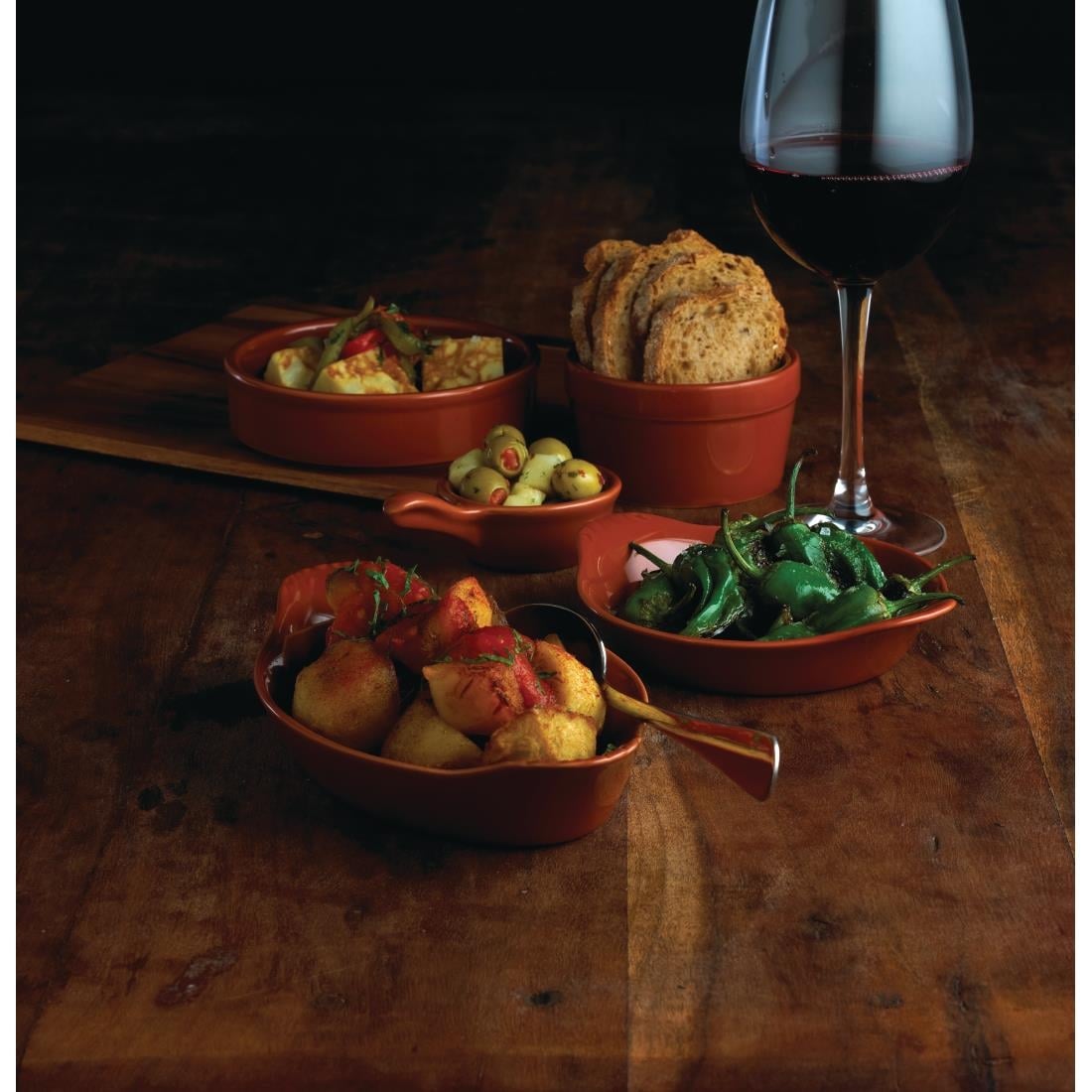 Ramequins rustiques Olympia Tapas 95mm (Lot de 6) — DK822