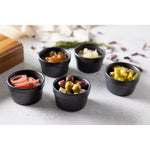 Ramequins noirs Olympia Mediterranean 77mm (lot de 6) — DK830