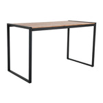 Table de bar industrielle en acier et acacia Bolero 1800x900mm — DK905