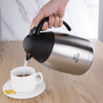 Pichet isotherme d'eau chaude Olympia couvercle bombé 1,5L — DL162