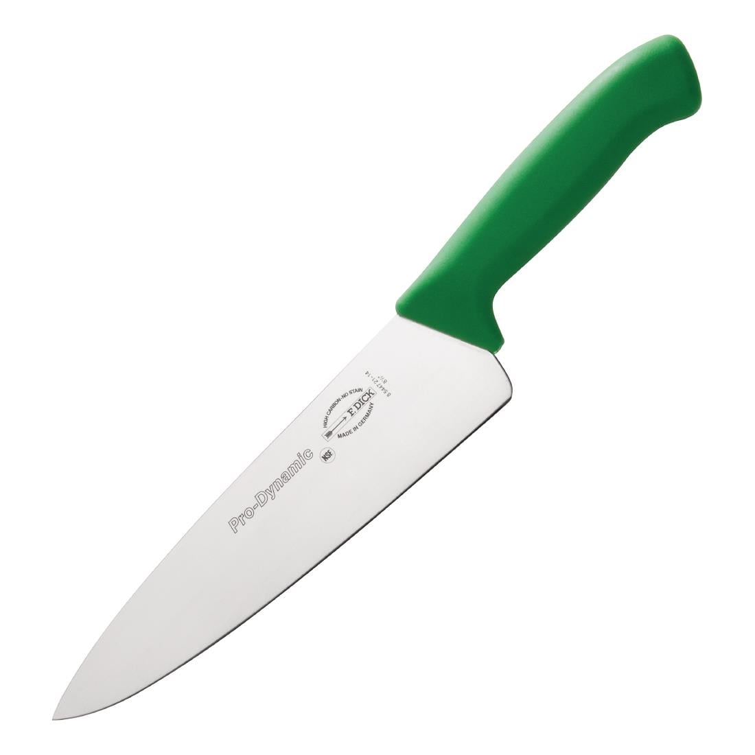 Couteau de cuisinier Dick Pro Dynamic HACCP vert 21cm — DL365