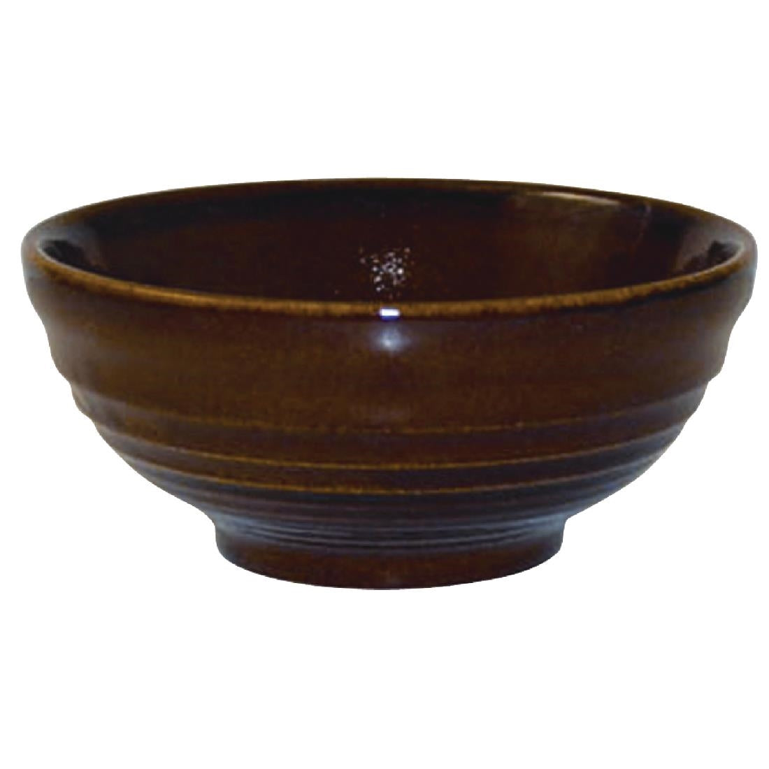Bols à soupe Churchill Bit on the Side Brown 120mm (Lot de 12) — DL410