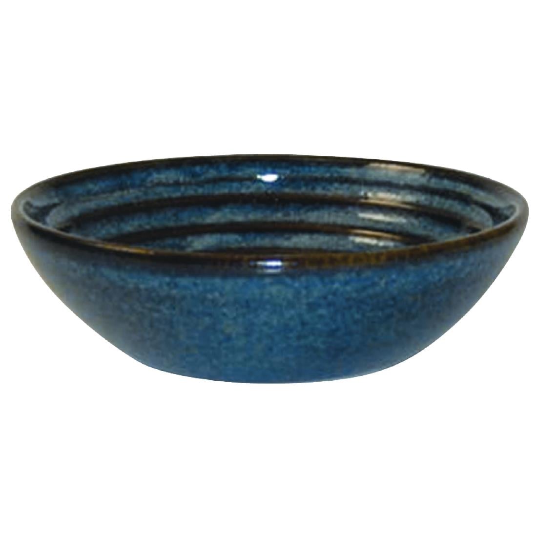 Pots à sauce Churchill Bit on the Side Blue 113mm (Lot de 12) — DL421