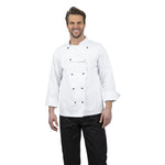 Veste de cuisine mixte Whites Chicago manches longues blanche L — DL710-L
