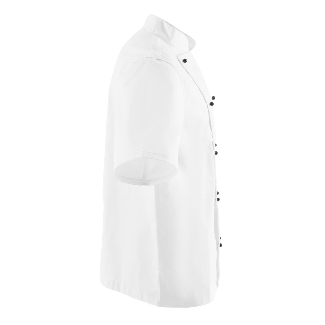 Veste de cuisine mixte Whites Chicago manches courtes blanche S — DL711-S