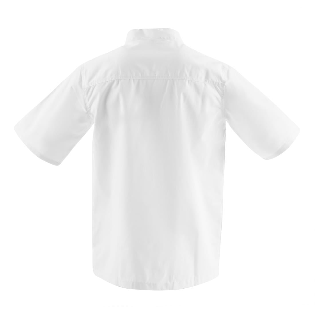 Veste de cuisine mixte Whites Chicago manches courtes blanche S — DL711-S