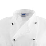 Veste de cuisine mixte Whites Chicago manches courtes blanche S — DL711-S