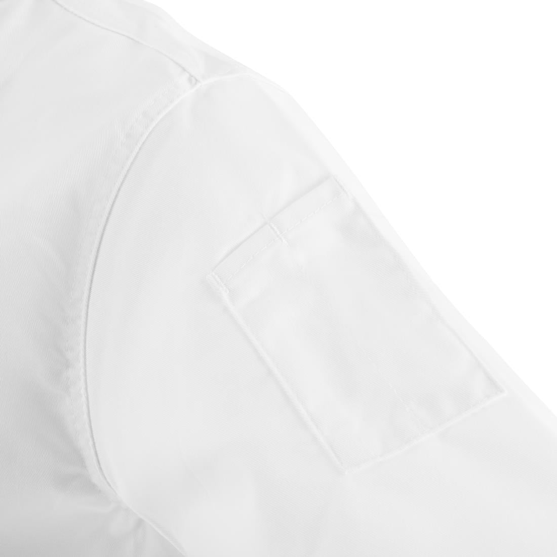 Veste de cuisine mixte Whites Chicago manches courtes blanche XL — DL711-XL