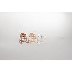 Chaise haute en bois blanche Bolero — DL833