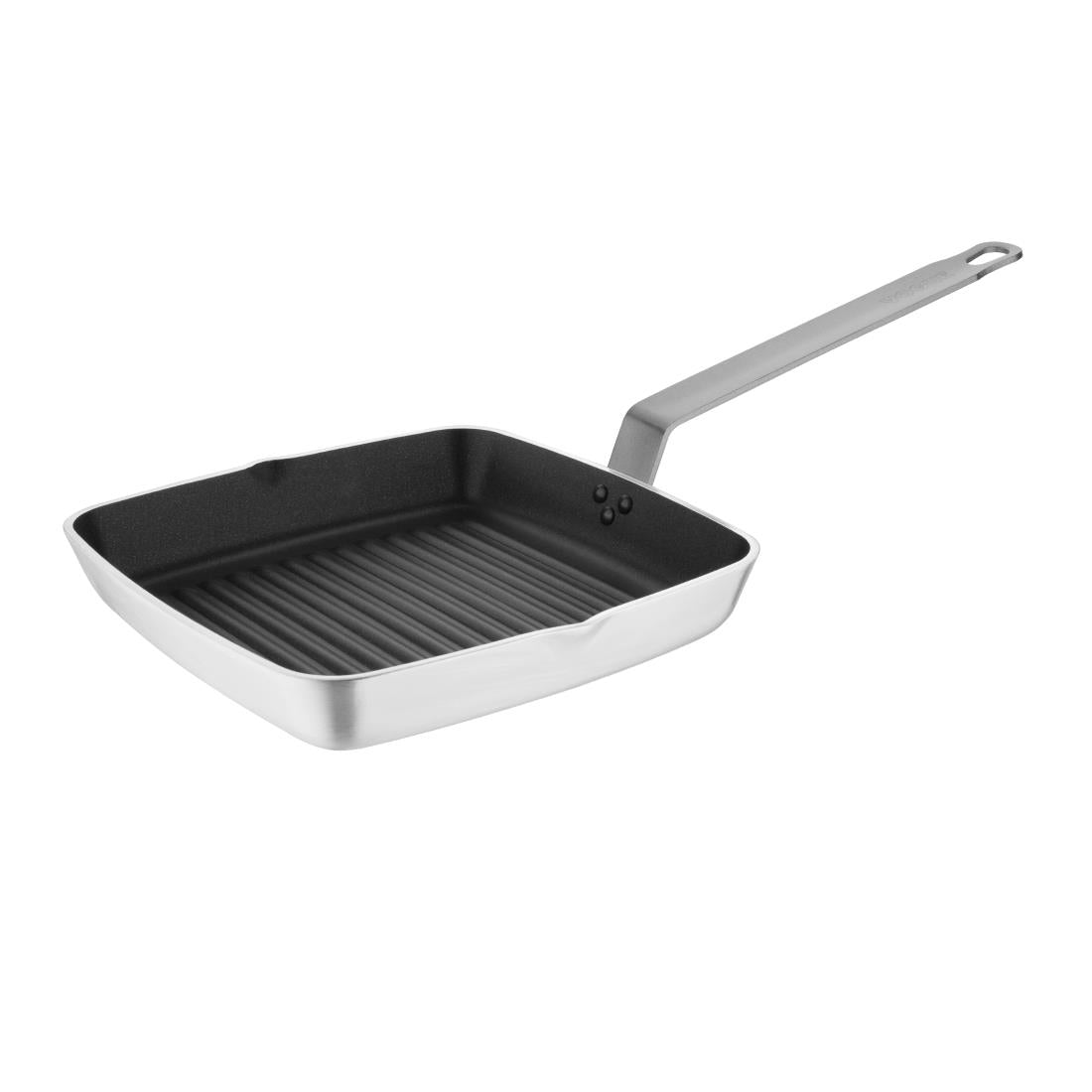 Poêle antiadhésive carrée fond rainuré Vogue 240mm — DL942