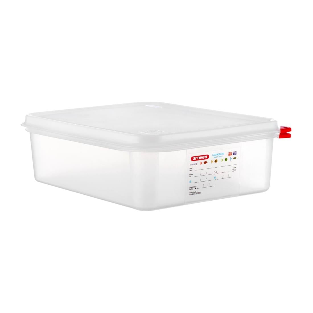 Boîte alimentaire GN 1/2 Araven 6,5L (lot de 4) — DL982