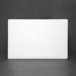 Planche à découper standard épaisse basse densité Hygiplas blanche — DM001