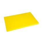 Planche à découper standard épaisse basse densité Hygiplas jaune — DM002