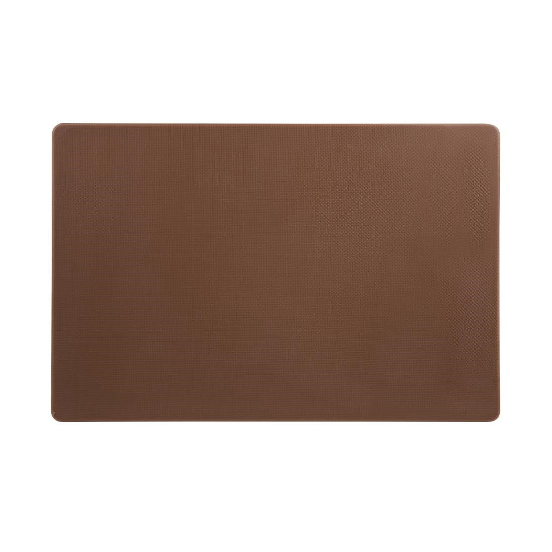 Planche à découper standard épaisse basse densité Hygiplas marron — DM003