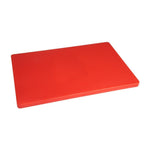 Grande planche à découper épaisse basse densité Hygiplas rouge — HC878