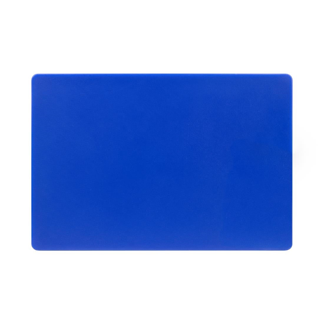Planche à découper standard épaisse basse densité Hygiplas bleue — DM005