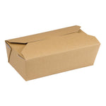 Cartons alimentaires rectangulaires kraft Colpac 985ml (lot de 250) — DM173
