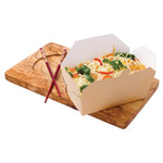 Cartons alimentaires rectangulaires kraft Colpac 985ml (lot de 250) — DM173